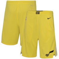 Шорты Utah Jazz Nike Youth Icon Edition Mesh Performance Swingman - Gold