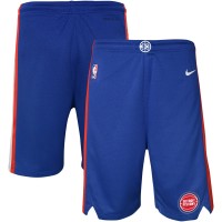 Шорты Detroit Pistons Nike Youth Icon Edition Mesh Performance Swingman - Blue
