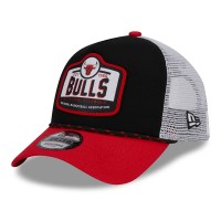 Бейсболка Chicago Bulls New Era 2024 NBA All-Star Game A-Frame 9FORTY - Black/Red