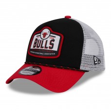 Бейсболка Chicago Bulls New Era 2024 NBA All-Star Game A-Frame 9FORTY - Black/Red