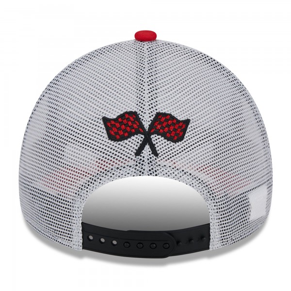 Бейсболка Chicago Bulls New Era 2024 NBA All-Star Game A-Frame 9FORTY - Black/Red