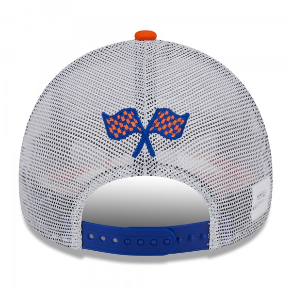 Бейсболка New York Knicks New Era  A-Frame 9FORTY - Blue/Orange