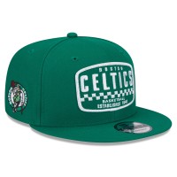 Бейсболка Boston Celtics New Era  Rally Drive Finish Line Patch 9FIFTY - Kelly Green