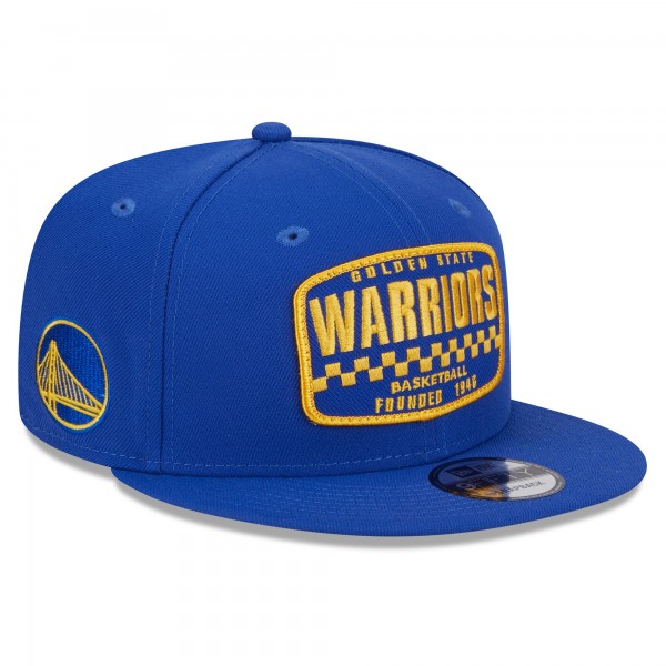 Бейсболка Golden State Warriors New Era  Rally Drive Finish Line Patch 9FIFTY - Royal