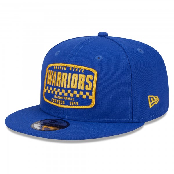 Бейсболка Golden State Warriors New Era  Rally Drive Finish Line Patch 9FIFTY - Royal
