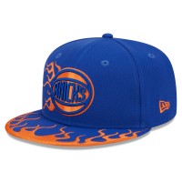 Бейсболка New York Knicks New Era  Rally Drive Flames 9FIFTY - Blue