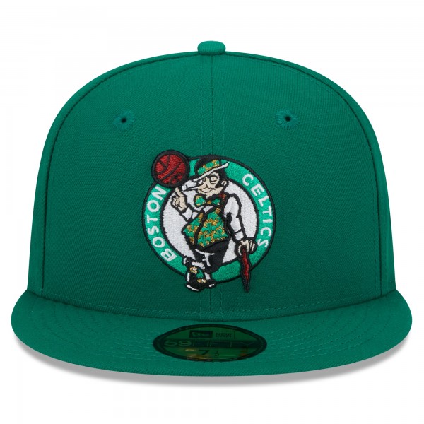 Бейсболка Boston Celtics New Era  Rally Drive Side Patch 59FIFTY - Kelly Green