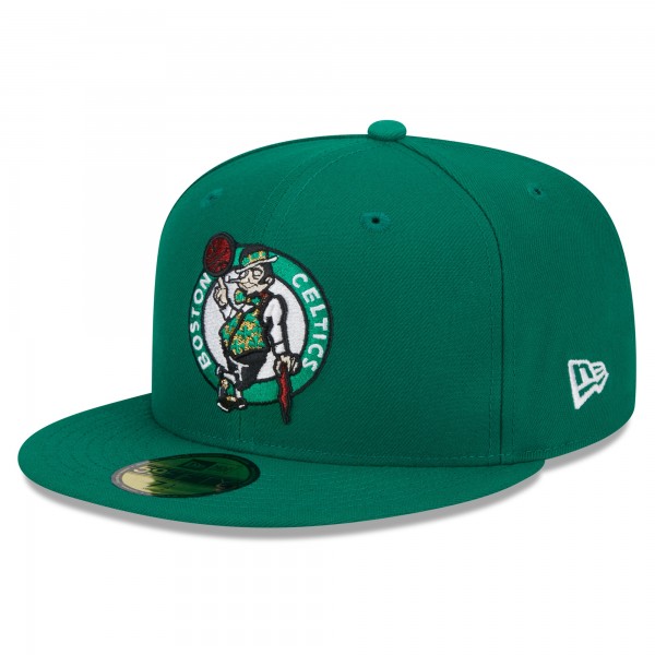 Бейсболка Boston Celtics New Era  Rally Drive Side Patch 59FIFTY - Kelly Green