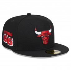 Бейсболка Chicago Bulls New Era 2024 NBA All-Star Game Rally Drive Side Patch 59FIFTY - Black