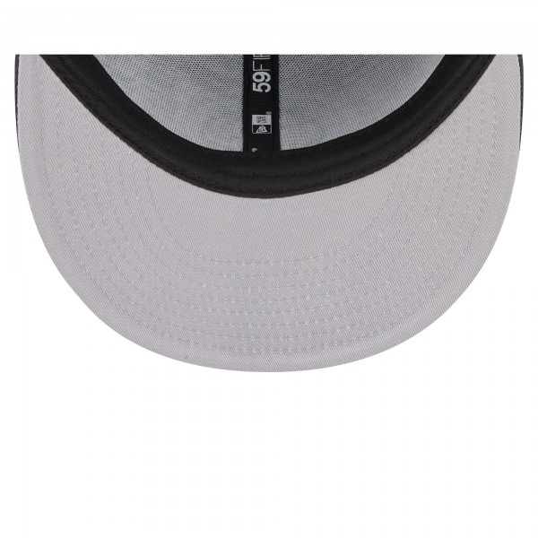 Бейсболка Brooklyn Nets New Era  Rally Drive Checkerboard 59FIFTY Crown - Black