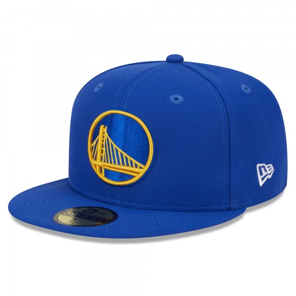 Бейсболка Golden State Warriors New Era  Rally Drive Side Patch 59FIFTY - Royal