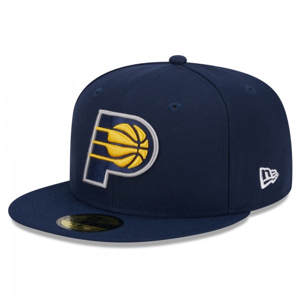Бейсболка Indiana Pacers New Era 2024 NBA All-Star Game Rally Drive Side Patch 59FIFTY - Navy