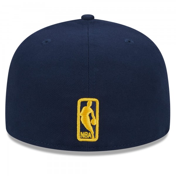 Бейсболка Indiana Pacers New Era 2024 NBA All-Star Game Rally Drive Side Patch 59FIFTY - Navy