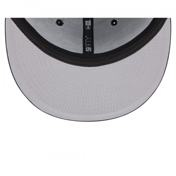 Бейсболка Chicago Bulls New Era 2024 NBA All-Star Game Rally Drive Checkerboard 59FIFTY Crown - Black