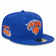 New York Knicks New Era  Rally Drive Side Patch 59FIFTY Fitted Hat - Blue