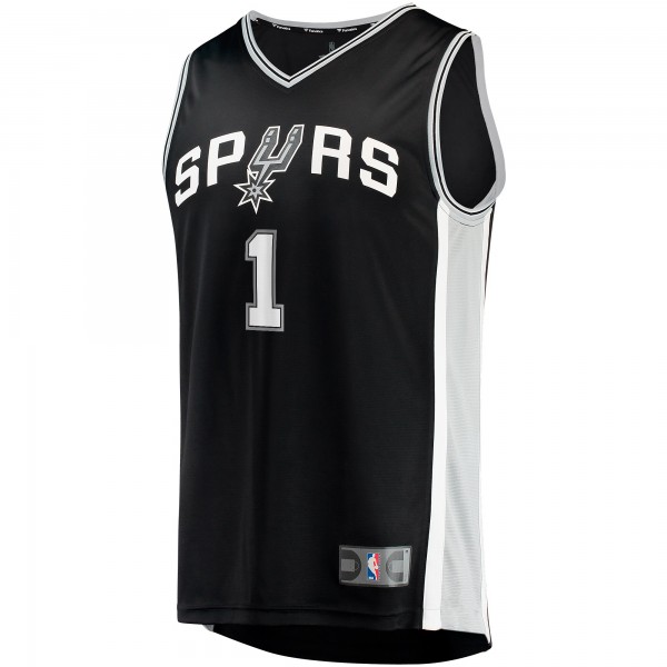 Игровая форма  Victor Wembanyama San Antonio Spurs 2023 NBA Draft First Round Pick Fast Break Replica - Icon Edition - Black
