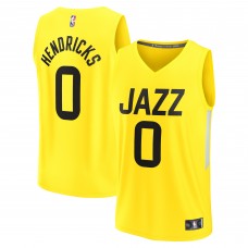Игровая форма  Draft Pick Utah Jazz 2023 NBA Draft First Round Pick Fast Break Replica - Icon Edition - Yellow