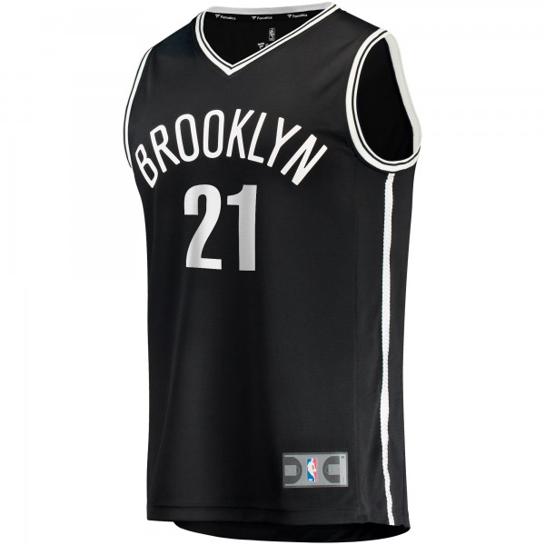 Подростковая Brooklyn Nets Noah Clowney Fanatics Black Fast Break Replica Jersey - Icon Edition