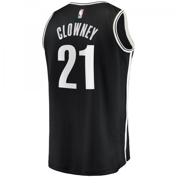 Подростковая Brooklyn Nets Noah Clowney Fanatics Black Fast Break Replica Jersey - Icon Edition