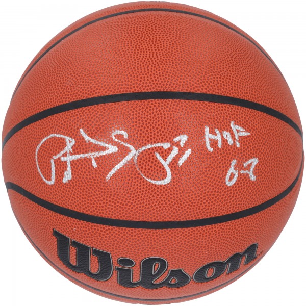 Patrick Ewing New York Knicks Autographed Fanatics Authentic Wilson Replica Basketball with HOF 08 Inscription