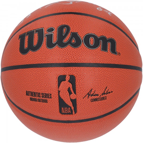 Patrick Ewing New York Knicks Autographed Fanatics Authentic Wilson Replica Basketball with HOF 08 Inscription