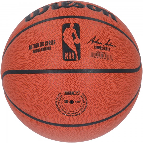 Patrick Ewing New York Knicks Autographed Fanatics Authentic Wilson Replica Basketball with HOF 08 Inscription