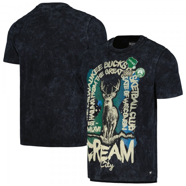 Футболка Milwaukee Bucks The Wild Collective Unisex Tour Band - Black