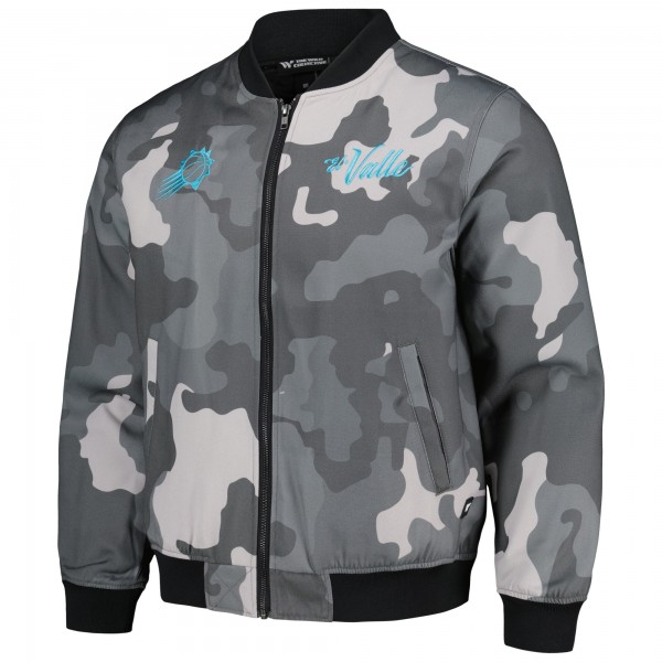 Кофта на молнии Phoenix Suns The Wild Collective Unisex 2023/24 City Edition Camo Bomber - Gray