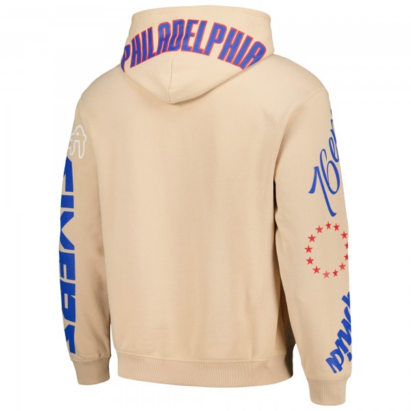 Толстовка Philadelphia 76ers The Wild Collective Graffiti - Cream
