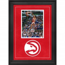 Spud Webb Atlanta Hawks Autographed Fanatics Authentic Deluxe Framed 8 x 10 Dunk Contest Photograph