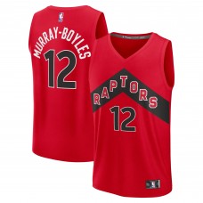 Подростковая Toronto Raptors Collin Murray-Boyles Fanatics Red 2025 NBA Draft First Round Pick Fast Break Replica Jersey - Icon Edition
