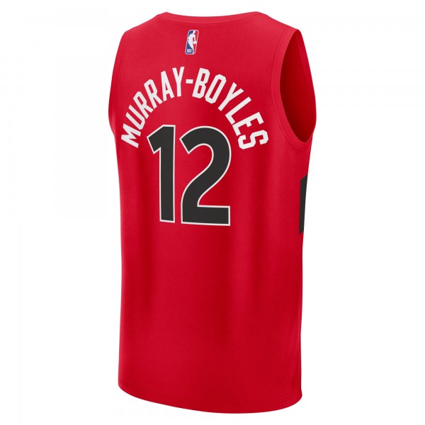 Подростковая Toronto Raptors Collin Murray-Boyles Fanatics Red 2025 NBA Draft First Round Pick Fast Break Replica Jersey - Icon Edition
