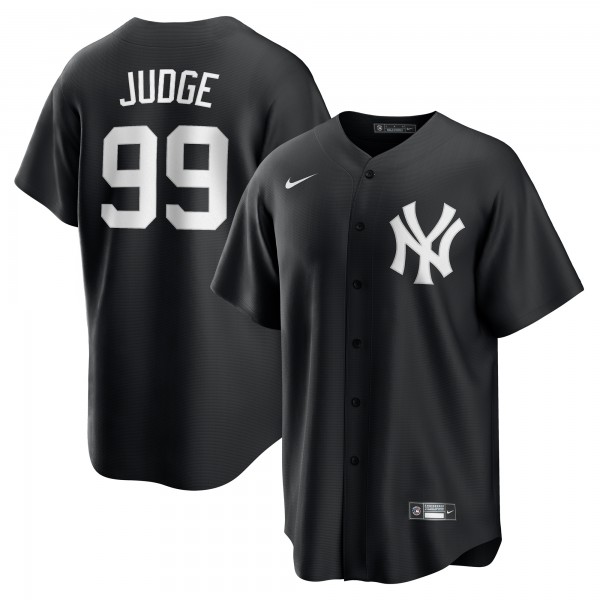 Джерси New York Yankees Aaron Judge Nike Black Replica Player