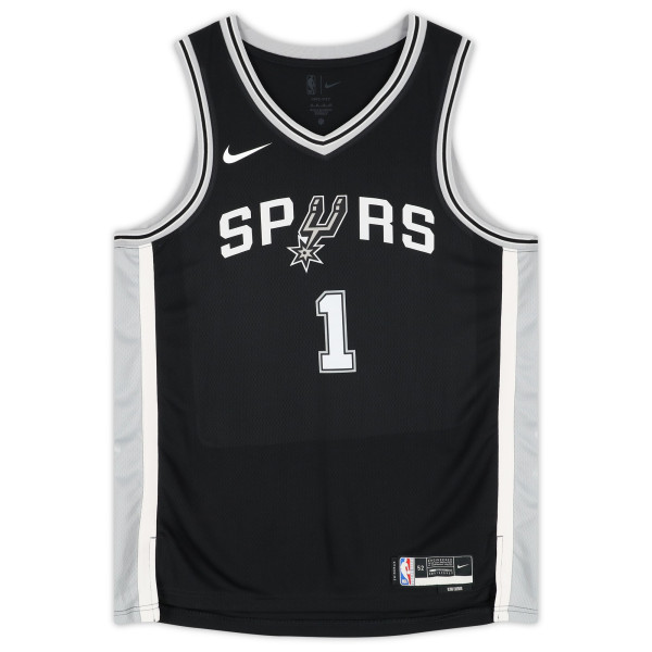 Джерси с автографом Victor Wembanyama San Antonio Spurs Fanatics Authentic Nike Icon Swingman