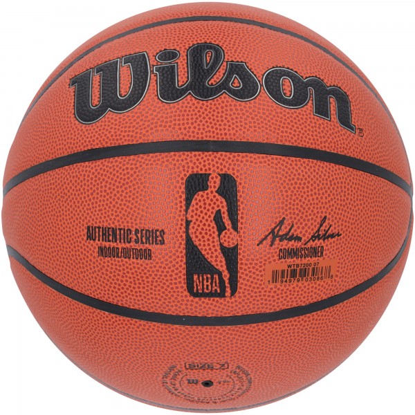 Баскетбольный мяч Jarace Walker Indiana Pacers Autographed Authentic  Wilson Authentic Series Indoor/Outdoor with 2023 #8 Pick Inscription