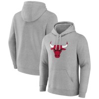 Толстовка Chicago Bulls Primary Logo - Heather Gray
