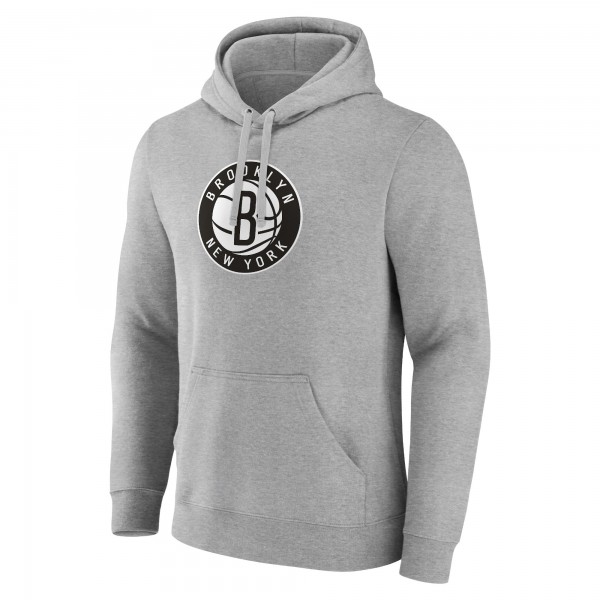 Толстовка Brooklyn Nets Primary Logo - Heather Gray