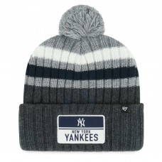 Шапка с помпоном New York Yankees 47 Gray Stack