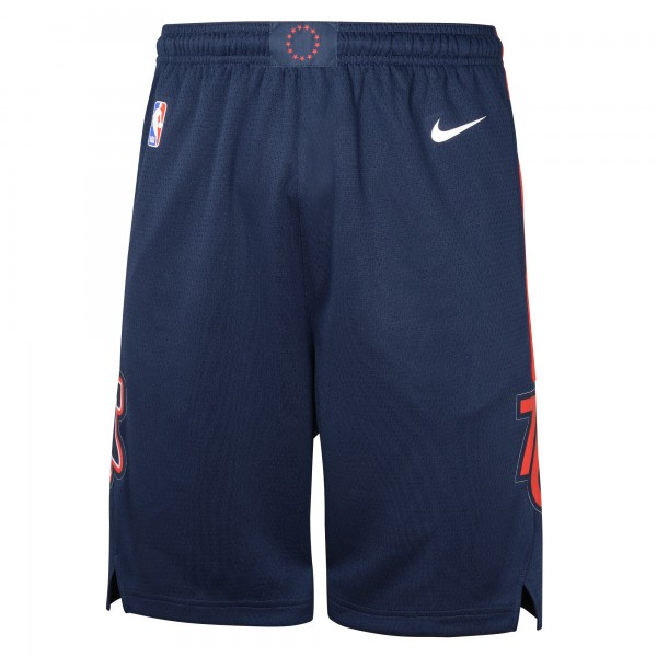 Шорты Philadelphia 76ers Nike Youth 2023/24 City Edition Swingman Performance - Navy