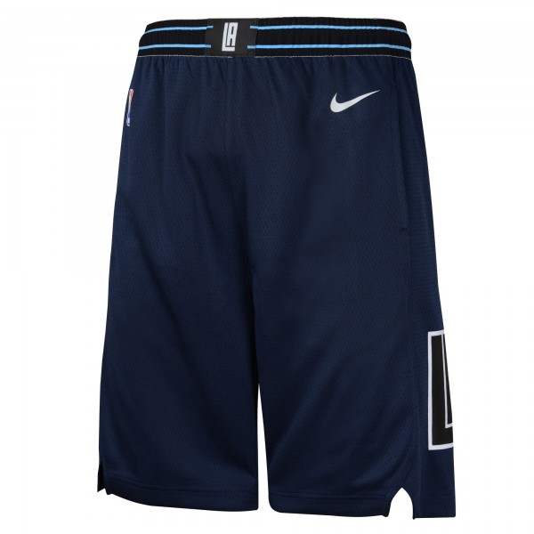 Шорты LA Clippers Nike Youth 2023/24 City Edition Swingman Performance - Navy