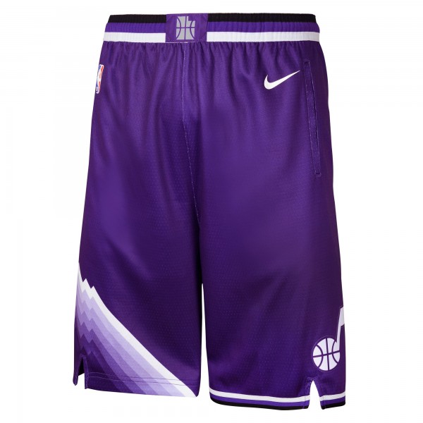 Шорты Utah Jazz Nike Youth 2023/24 City Edition Swingman Performance - Purple