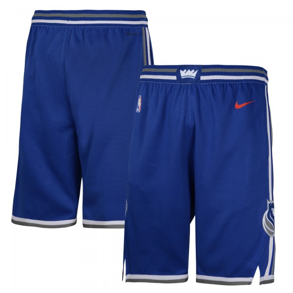 Шорты Sacramento Kings Nike Youth 2023/24 City Edition Swingman Performance - Blue