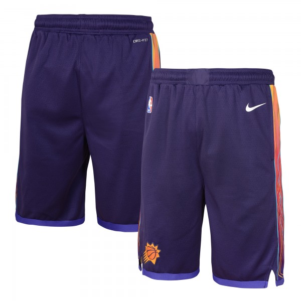 Шорты Phoenix Suns Nike Youth 2023/24 City Edition Swingman Performance - Purple