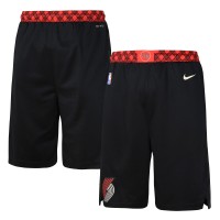 Шорты Portland Trail Blazers Nike Youth 2023/24 City Edition Swingman Performance - Black
