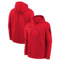 Толстовка Philadelphia 76ers Nike Youth 2023/24 City Edition Courtside - Red