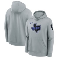 Толстовка Dallas Mavericks Nike Youth 2023/24 City Edition Courtside - Silver