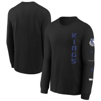Футболка с длинным рукавом Sacramento Kings Nike Youth 2023/24 City Edition Max90 - Black