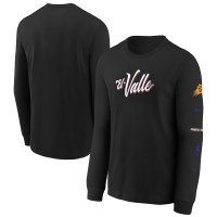 Футболка с длинным рукавом Phoenix Suns Nike Youth 2023/24 City Edition Max90 - Black