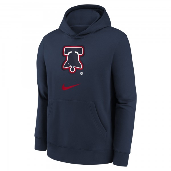 Толстовка Philadelphia 76ers Nike Youth 2023/24 City Edition Essential - Navy
