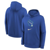 Толстовка Milwaukee Bucks Nike Youth 2023/24 City Edition Essential - Royal
